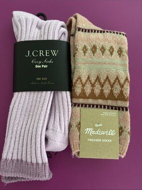 J. Crew/Madewell  Cozy Socks